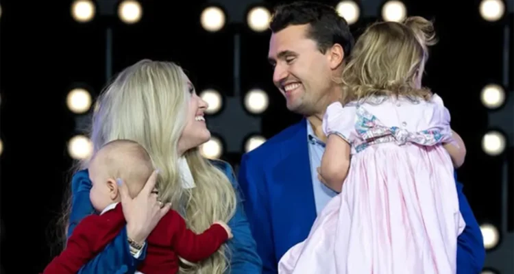 charlie kirk and erika with kids