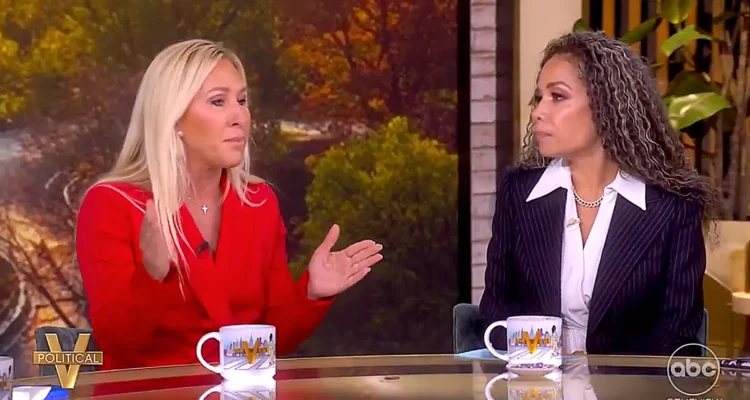 marjorie taylor greene the view