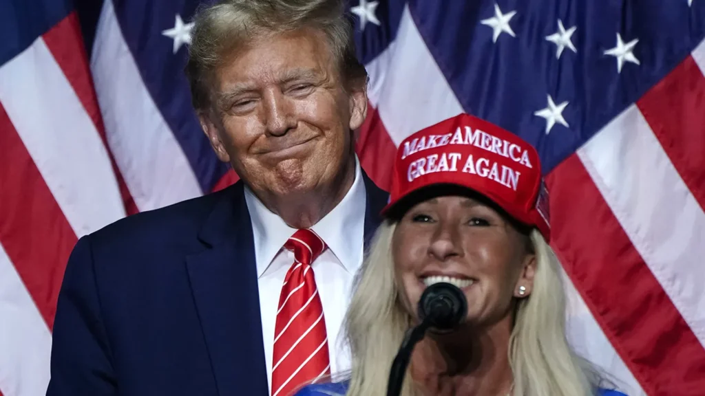 trump and marjorie taylor greene