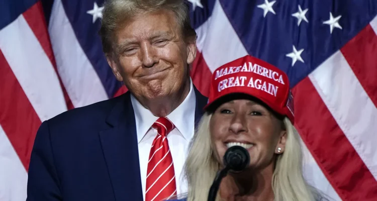 trump and marjorie taylor greene