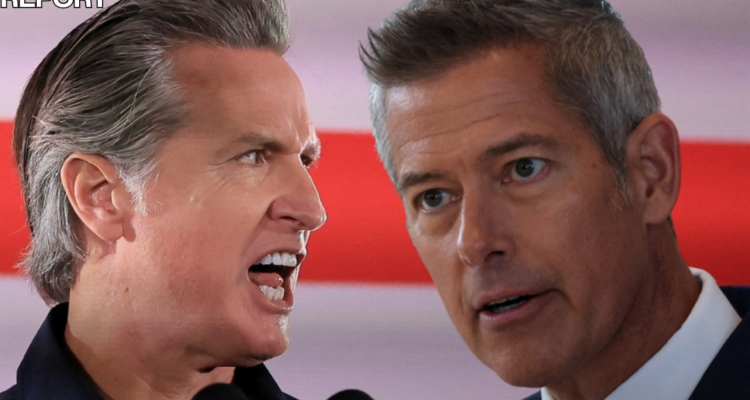 sean duffy gavin newsom is lying