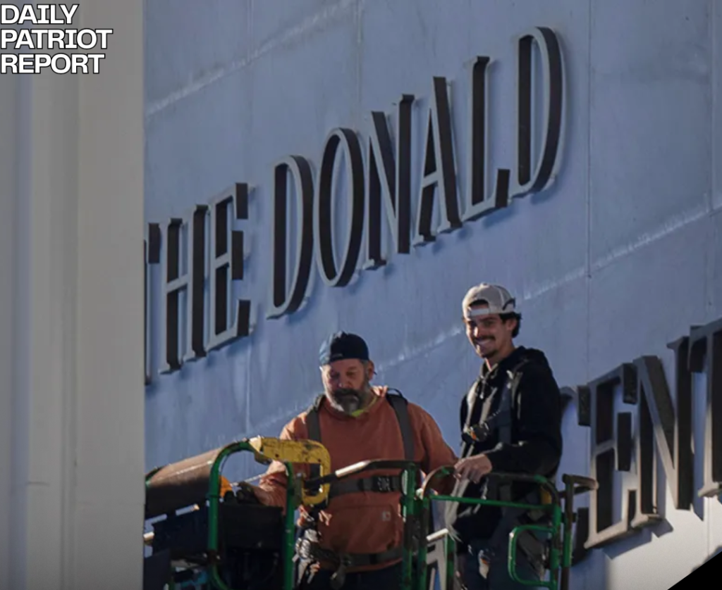 trump kennedy center rebrand
