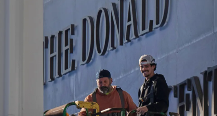 trump kennedy center rebrand