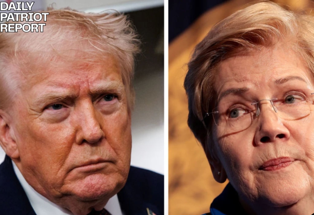 president trump and elizabeth warren