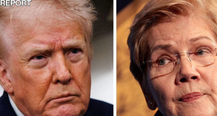 president trump and elizabeth warren