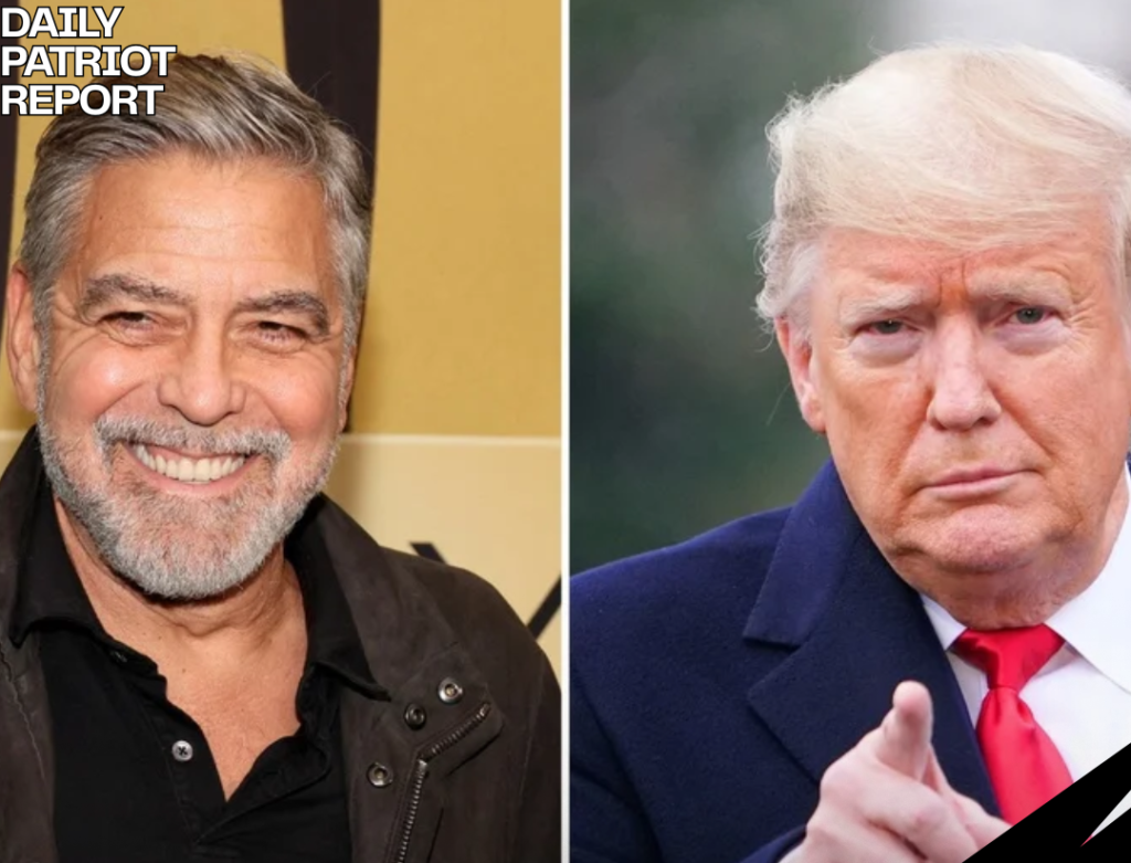 president trump and george clooney
