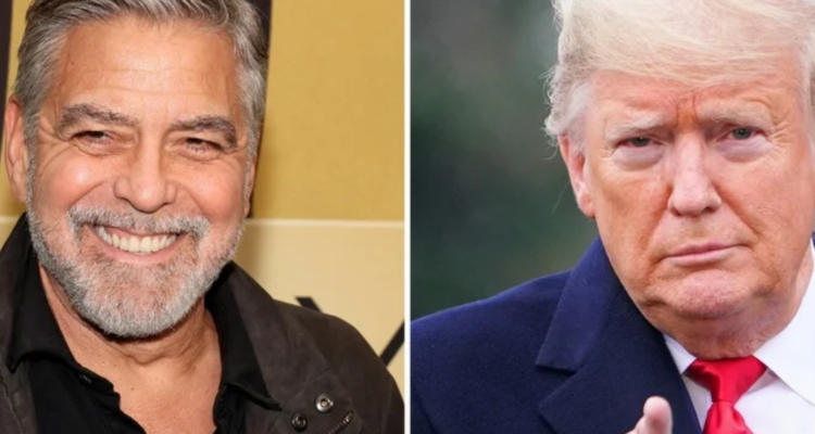 president trump and george clooney