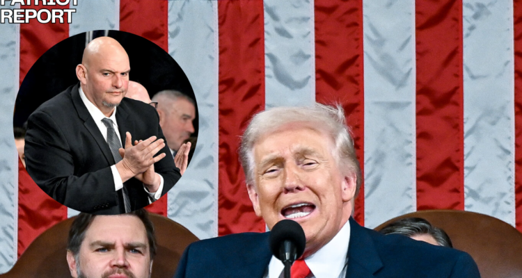 senator john fetterman donald trump sotu