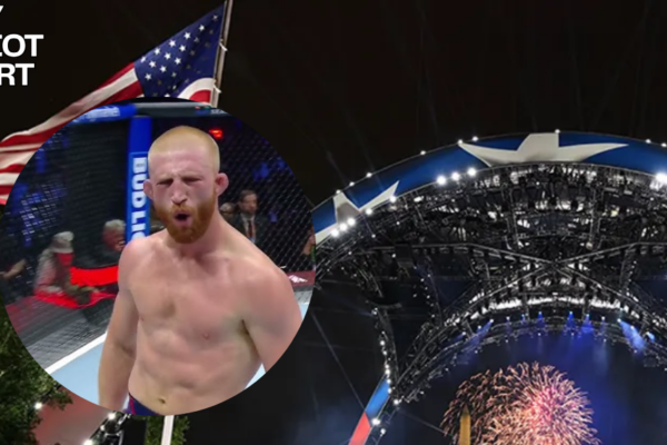 ufc 250 bo nickal drone shooting
