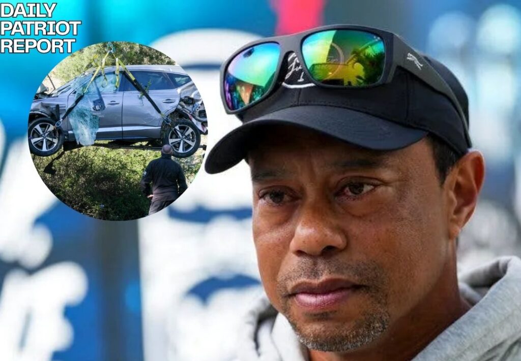 tiger woods first apperance after car crash