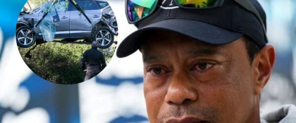 tiger woods first apperance after car crash