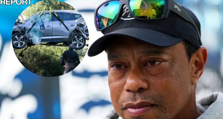tiger woods first apperance after car crash
