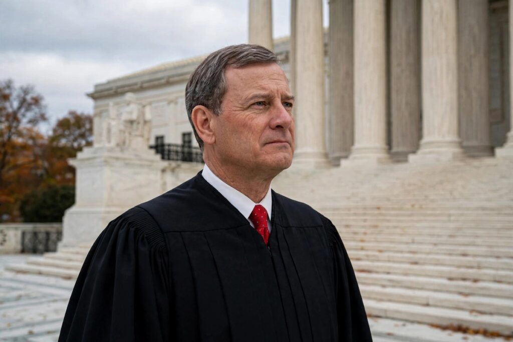 Supreme Court political advertising rate dispute involving Chief Justice John Roberts