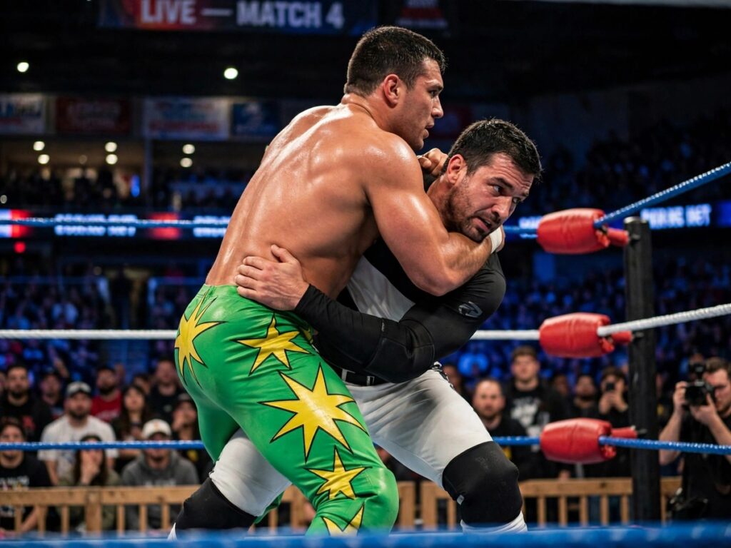 Professional wrestling match in Mexico