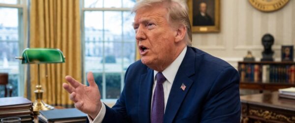 President Donald Trump discusses proposed $5,000 checks for adult American citizens