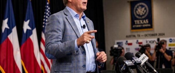 Texas Senate race polling between Ken Paxton and James Talarico