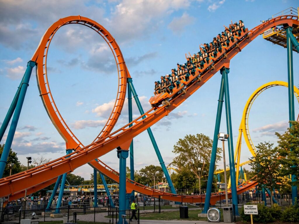 Goliath roller coaster at Six Flags Over Georgia