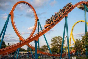 Goliath roller coaster at Six Flags Over Georgia