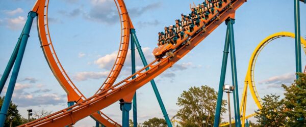Goliath roller coaster at Six Flags Over Georgia