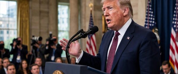 President Trump discussing a more than $400 million midterm campaign effort