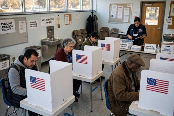 Florida early voting totals showing Republicans ahead in person