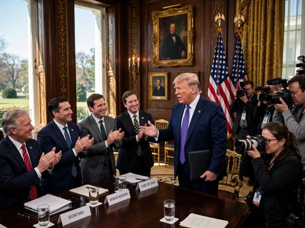 President Trump announces a Defense Production Act push to expand U.S. refining capacity