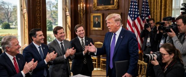 President Trump announces a Defense Production Act push to expand U.S. refining capacity