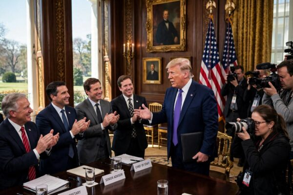 President Trump announces a Defense Production Act push to expand U.S. refining capacity