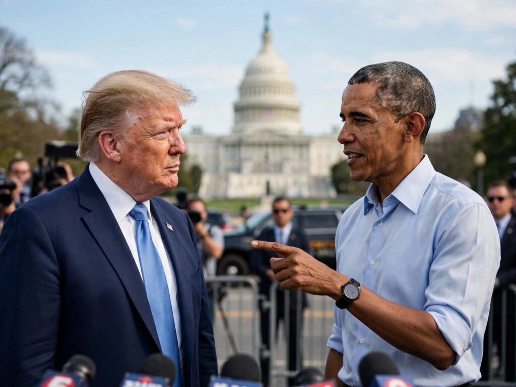 President Donald Trump responds to Barack Obama’s criticism of White House renovations