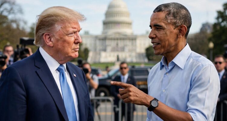 President Donald Trump responds to Barack Obama’s criticism of White House renovations