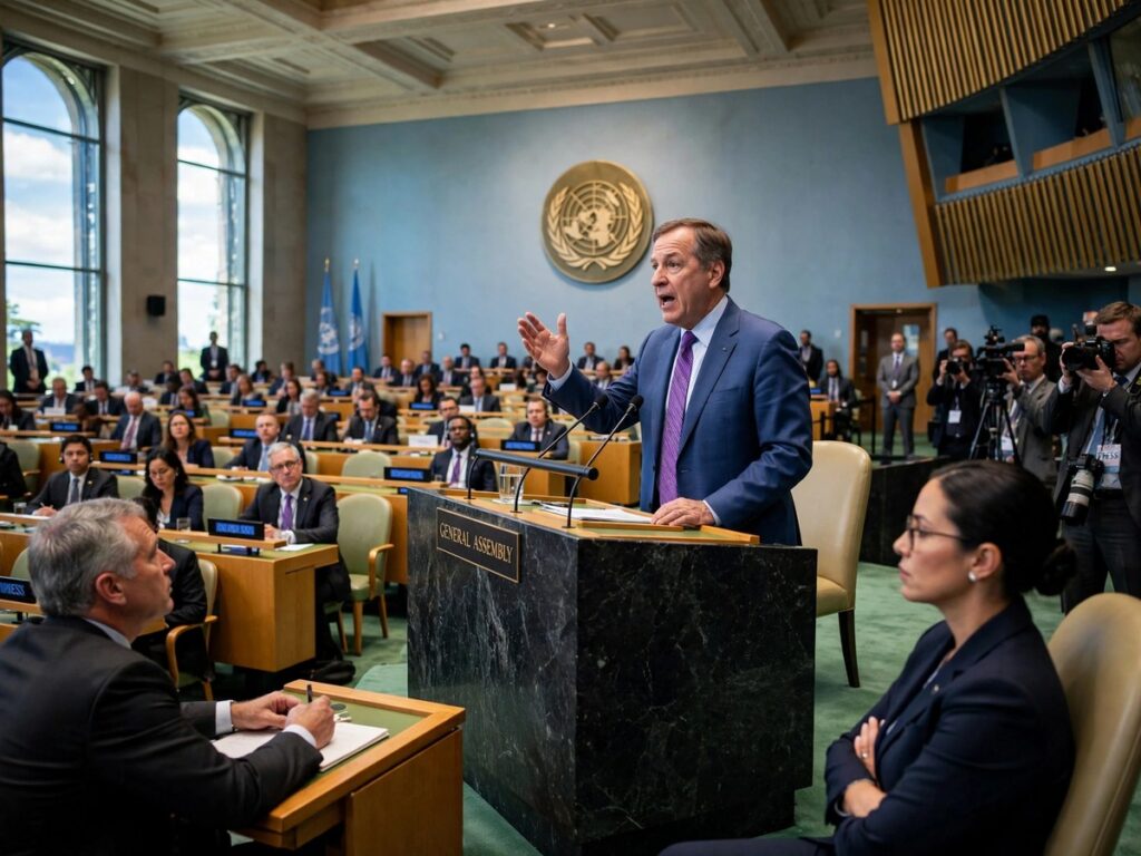 Mike Waltz during a heated United Nations exchange with a Cuban official